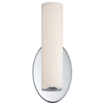 Modern Forms WS-3611 Loft 11" Tall LED Bathroom Sconce - Chrome / 2700K