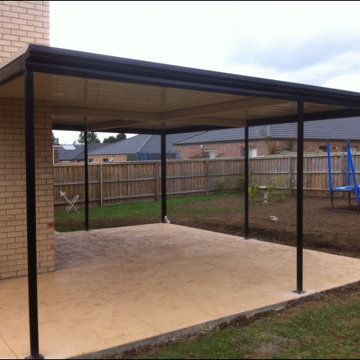 Stratco flat roof pergola
