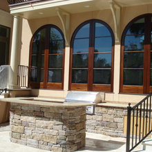 outdoor kitchen