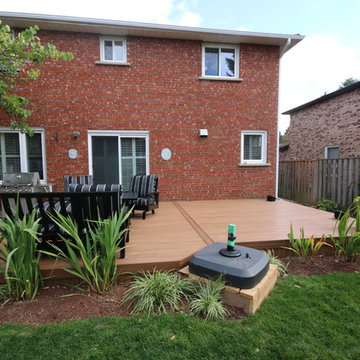 Some custom decks built by Hickory Dickory Decks using Armadillo decking.
