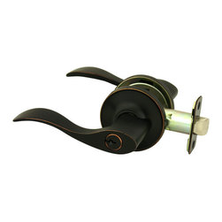 Cosmas - Cosmas 80 Series Keyed Entry Door Lever, Oil Rubbed Bronze - Door Levers