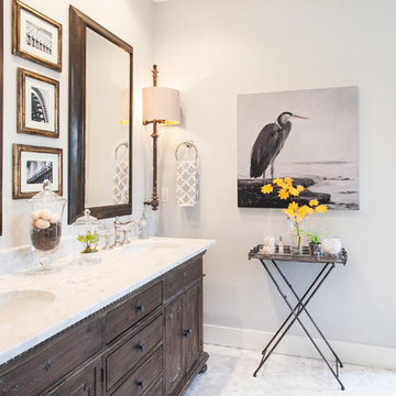 Transitional Master Bath Furniture Vanity