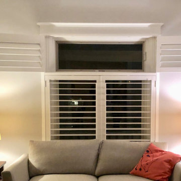 "Cafe, Double Hung" Plantation Shutter applications