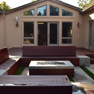 IPE Deck and Seating area