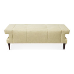 Cleo Bench | The Thomas Pheasant Collection | Baker Furniture - Upholstered Benches