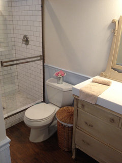 tile bathroom rectangular floor