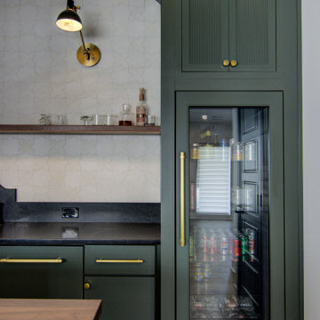 Cozy Basement Remodel with Custom Touches