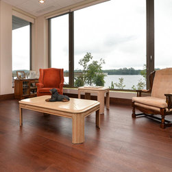 Bright Space & Distressed Floors - Hardwood Flooring