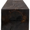 Solid Beam Fireplace Mantel Shelf, Dark Chocolate, 60"