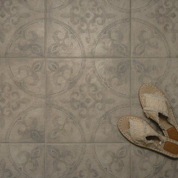 Patterned Cement Tile — Changing Room Floor
