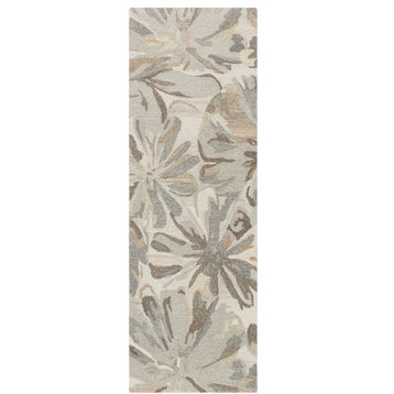 Surya Athena ATH-5149 Transitional Area Rug, Taupe, 3' x 12' Runner