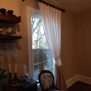 Photo of a modern home bar in Philadelphia.