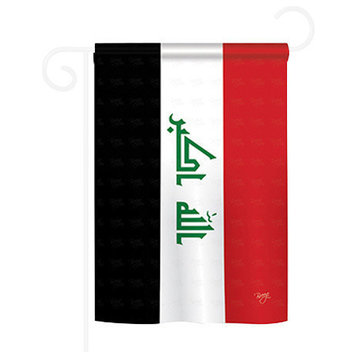 Iraq 2-Sided Impression Garden Flag