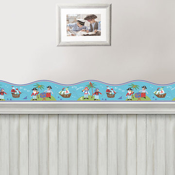 Pirates Teal Border