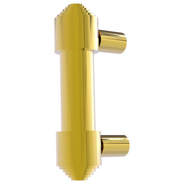 3" Cabinet Pull, Polished Brass