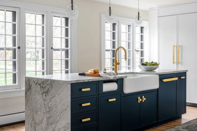 Inspiration for a transitional kitchen remodel in Denver