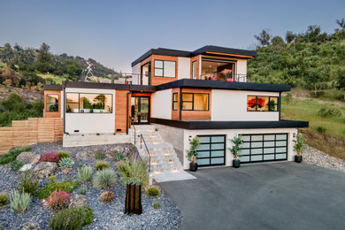 Contemporary exterior home idea in San Francisco