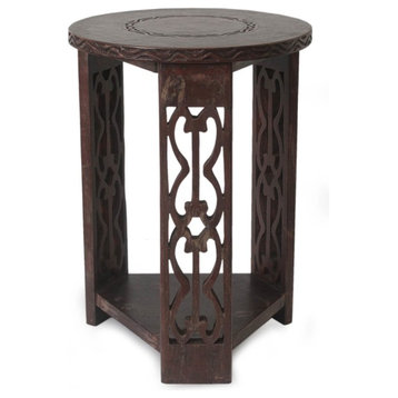 Keep And Preserve Wood Side Table