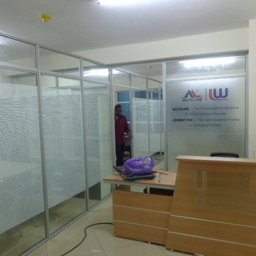 Glass Office partition