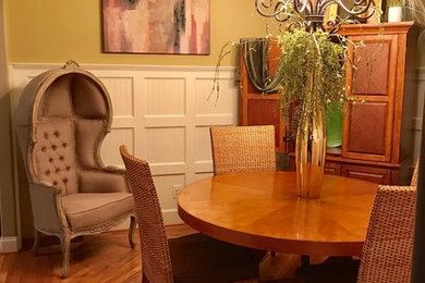Inspiration for a modern dining room remodel in Birmingham