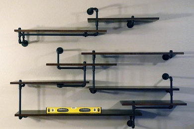 Shelves with Gas Piping