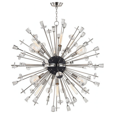 Liberty 12-Light Chandelier, Finish: Polished Nickel