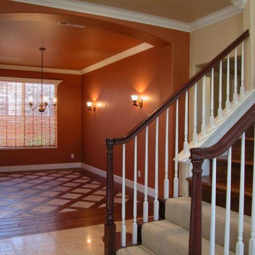 Wood with Stone/Tile Floor Combination