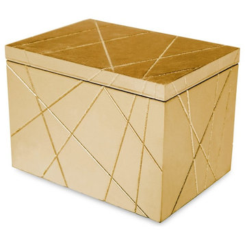 Cleo Decorative Box, Gold