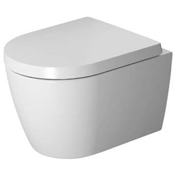 Duravit ME by STARCK Wall Mounted Toilet Bowl, Dual Flush, White