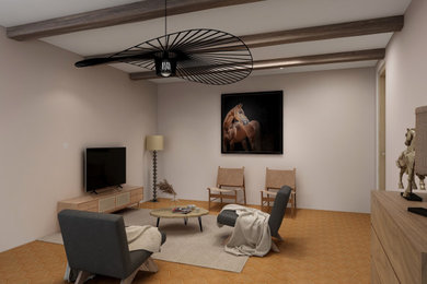 Réalisation d'un salon.