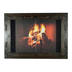 Custom Fireplace Door - Indoor Fireplaces