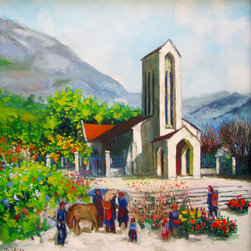 Sapa in the Early Morning - Paintings