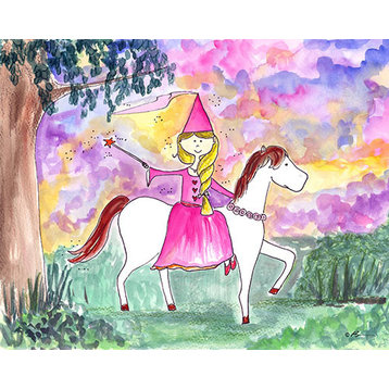 Twilight Princess Ride, Ready To Hang Canvas Kid's Wall Decor, 8 X 10