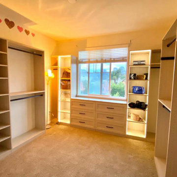 Walk-in closet done in one day project