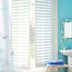 Palm Beach&trade; polysatin shutters with Palmetto&trade; - Window Treatments