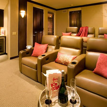 home theater snack bar idea