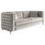 Buttoned Velvet Finished Sofa, 2-Seat Maxi