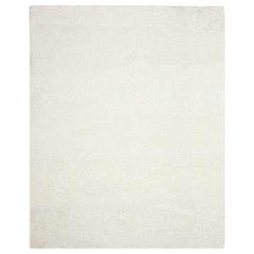 Safavieh Express Shag Collection SGE620 Rug, Ivory, 8' X 10'