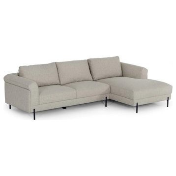 Jayce Modern Right Facing Chaise Sectional Sofa