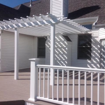 Azek Deck and Vinyl Pergola