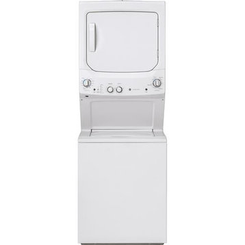 GE 27" Spacemaker Series Washer and Electric Dryer in White