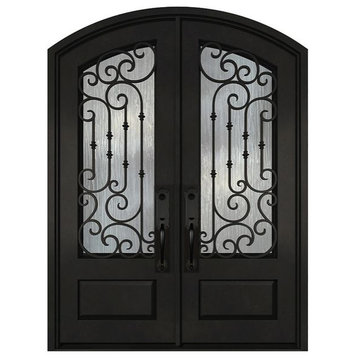 Iron Front Door: ID02, 73.25 X 97 X 6, Righthand Swing