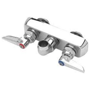 T and S Brass B-1105-LN Wall Mounted Workboard Faucet - Chrome