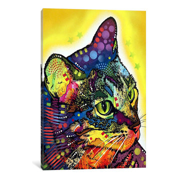 "Confident Cat" Wrapped Canvas Art Print, 26x18x0.75