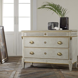 MH -Danish Three Drawer Commode-Antique Grey - Products