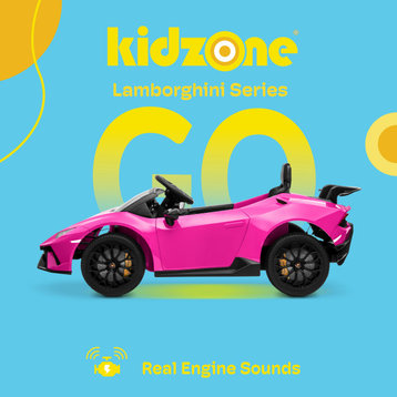 Kidzone Kids 12V Ride On Car Electric Vehicle Toy - Pink