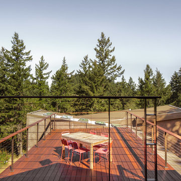 House on a hill SIPs panels framing