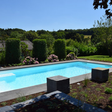 NIVEKO Polystone Fertigbecken 8,0 x 3,7 x 1,5 m in weiß