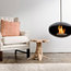 Cocoon Aeris Black Hanging Fireplace