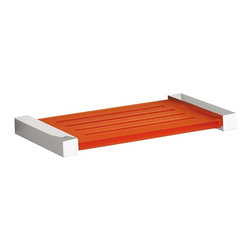 Quadra Simple 0920 Soap Dish in Orange - Soap Dishes & Holders